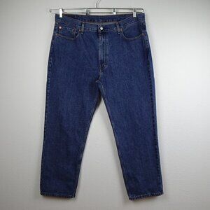 Levi's 550 Relaxed Jeans Men's Size 42x32 Blue Denim Cotton Loose Fit